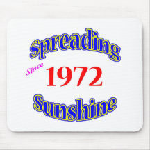1972 Spreading Sunshine Mousemat