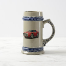 1973-74 Javelin Red-White Car Mug