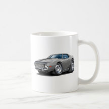 1973-74 Javelin Silver-Black Car Coffee Mug