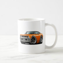 1973-74 Nova Orange-Black Top Coffee Mugs