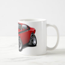 1973-74 Roadrunner Red-Black Car Coffee Mugs