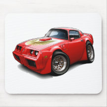 1979-81 Trans Am Red Car Mousepad