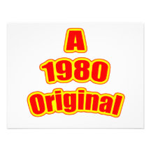 1980 Original Red Invites