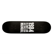 1984 is Not an Instruction Manual Skateboard Decks