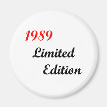 1989 Limited Edition Fridge Magnet