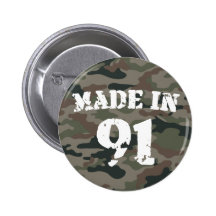 1991 Made in 90 Pinback Buttons