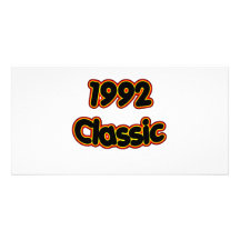 1992 Classic Customized Photo Card