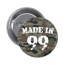 1999 Made In 99 Buttons