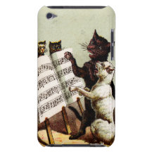 19th C. Singing Cats iPod Touch Case-Mate Case