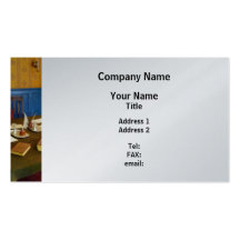 19th Century Law Office - Platinum Finish Business Card Template
