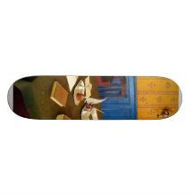 19th Century Lawyer's Office Custom Skate Board