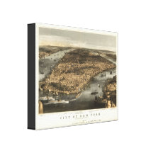 19th Century New York City Canvas Prints