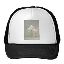 19th century teapot, Berlin, Germany  flowers Mesh Hat
