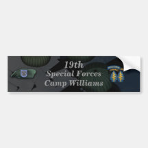 19th special forces camp williams Bumper Sticker
