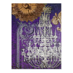 $1.95 Chandelier Romance Postcard Mail Decorate