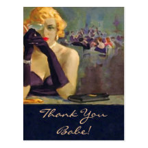 $1.95 Femme Fatale Postcard