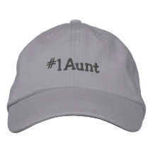 #1 Aunt Embroidered Cap Embroidered Baseball Cap