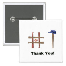 #1 Coach Pinback Buttons