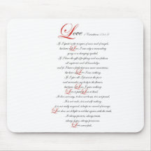 1 Corinthians 13 Mousepads