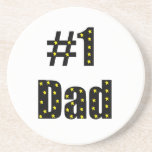 #1 Dad Drink Coaster