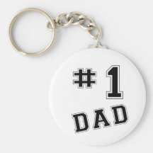 #1 Dad Key Chain