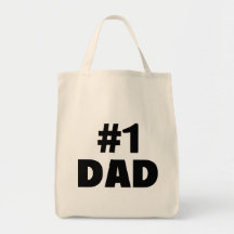 #1 Dad Tote Bag