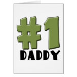 #1 Daddy Greeting Card