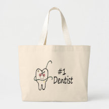 #1 Dentist Canvas Bag