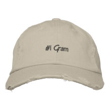 #1 Gram Embroidered Custom Cap Embroidered Hat