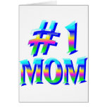 #1 MOM GREETING CARDS