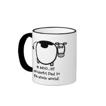 #1 Moo...st Wonderful Father Mugs