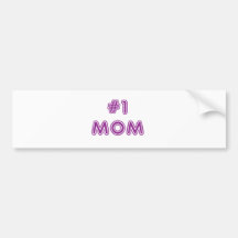 #1 Mum Bumper Sticker