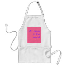 #1 mum in the world apron