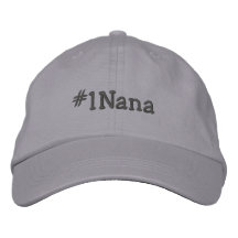 #1 Nana Embroidered Cap Embroidered Baseball Caps