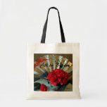 1 "Painted" Red Carnations Tote Bags