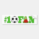 #1 Soccer Fan Bumper Sticker
