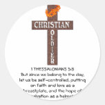 1 THESSALONIANS 5:8 CHRISTIAN SOLDIER STICKER