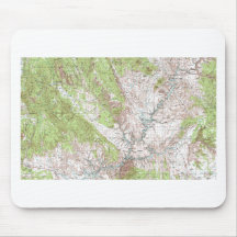 1 x 2 Degree Topographic Map Mousepad