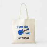 1 year olds rock! Personalised Baby's 1st Birthday Canvas Bag
