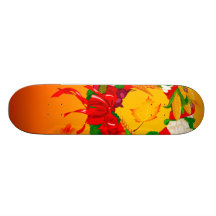 1ai fall harvest wreath skate boards