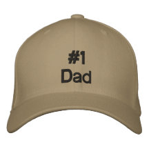 #1Dad Embroidered Baseball Caps