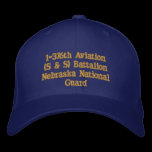 1st & 376th Aviation Company (S & S) embroidered hats