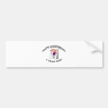 1st ANNIVERSARY Bumper Sticker