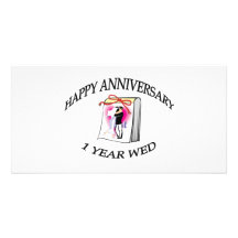 1st ANNIVERSARY Photo Cards