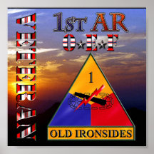 1st Armoured Division OEF Veteran Print