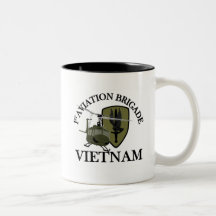 1st AVN BDE Vietnam Vet Huey Coffee Mug