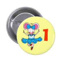 1st birthday gift for a girl, cute ballerina pins