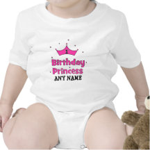 1st Birthday Princess!  with pink crown Tshirt