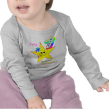 1st Birthday Smiley Stars Shirt
