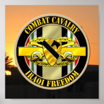 1st Cavalry Division Cavalry Scout OIF VETERAN Print